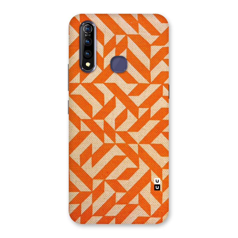 Orange Beige Pattern Back Case for Vivo Z1 Pro