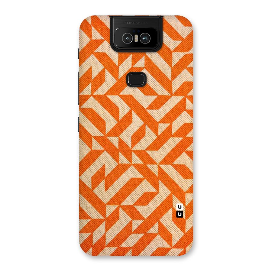 Orange Beige Pattern Back Case for Zenfone 6z