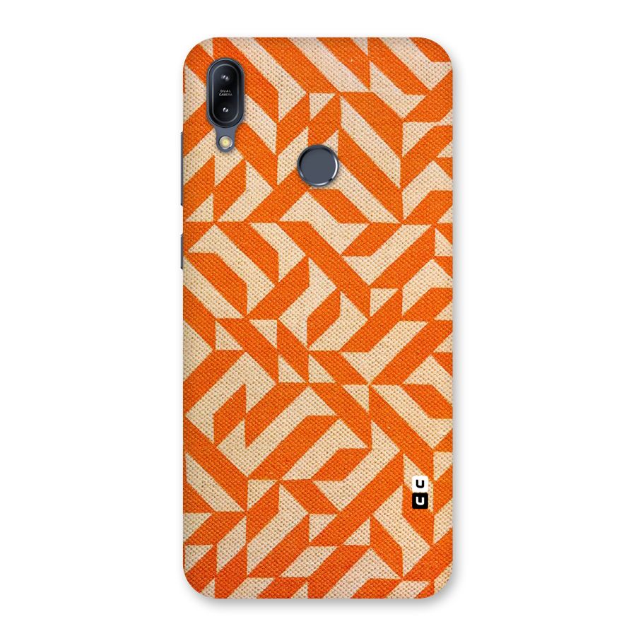 Orange Beige Pattern Back Case for Zenfone Max M2