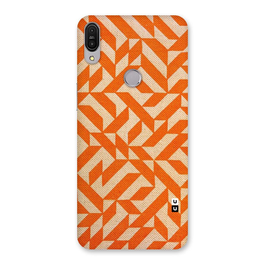 Orange Beige Pattern Back Case for Zenfone Max Pro M1