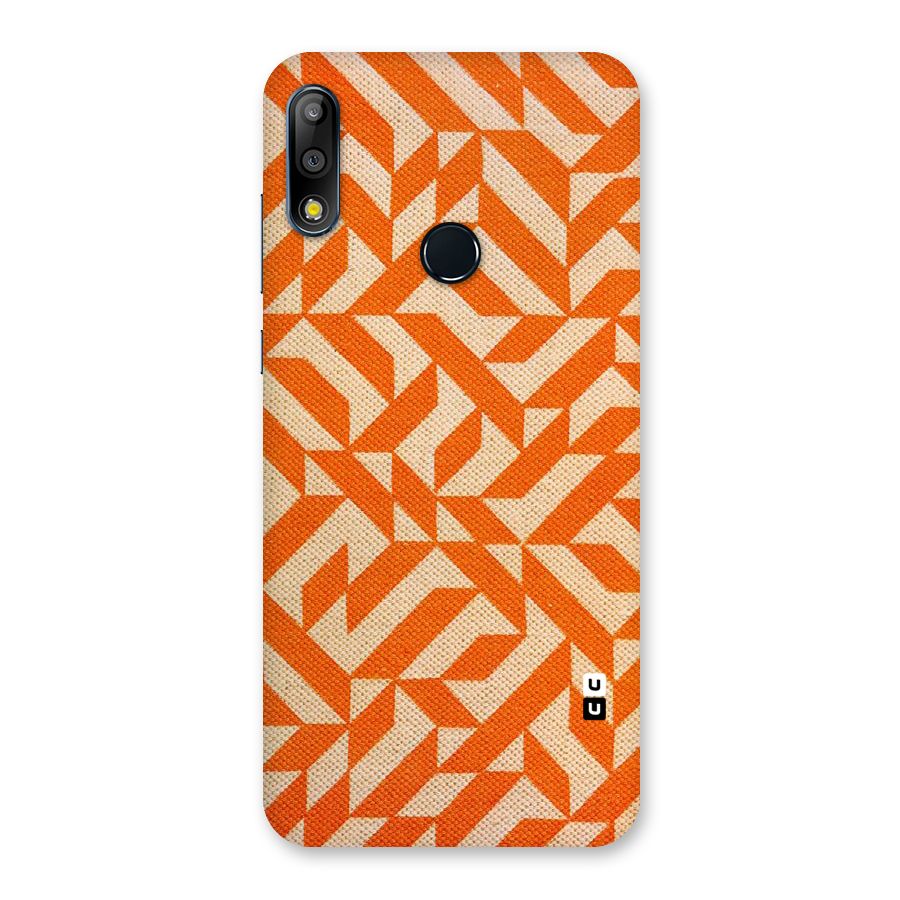 Orange Beige Pattern Back Case for Zenfone Max Pro M2