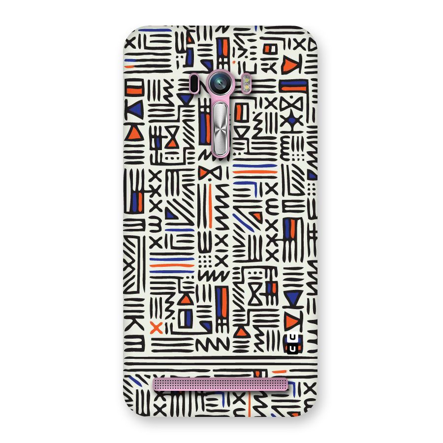 Orange Blue Number Back Case for Zenfone Selfie