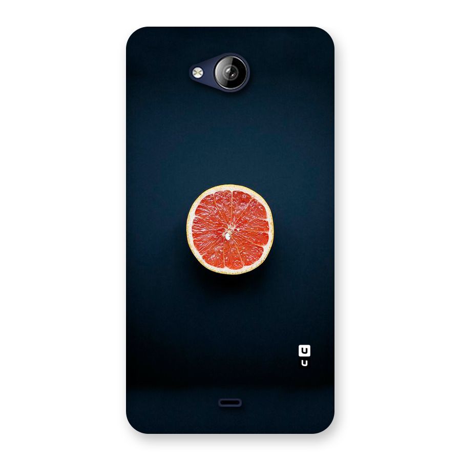 Orange Design Back Case for Canvas Play Q355