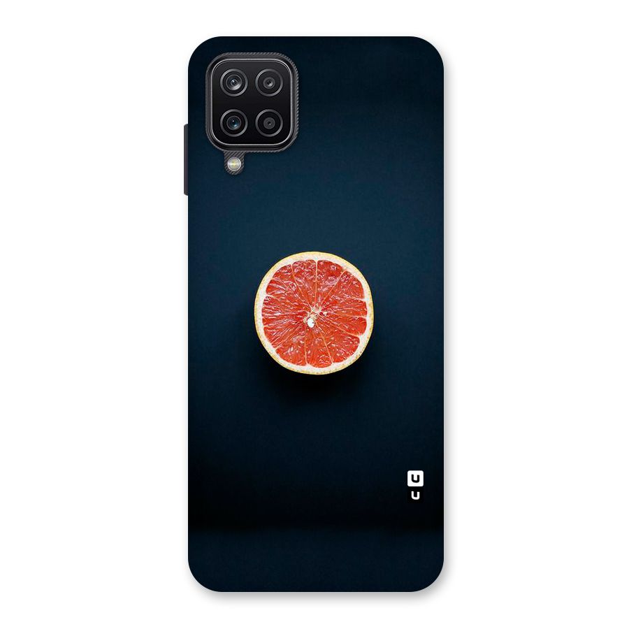Orange Design Back Case for Galaxy A12