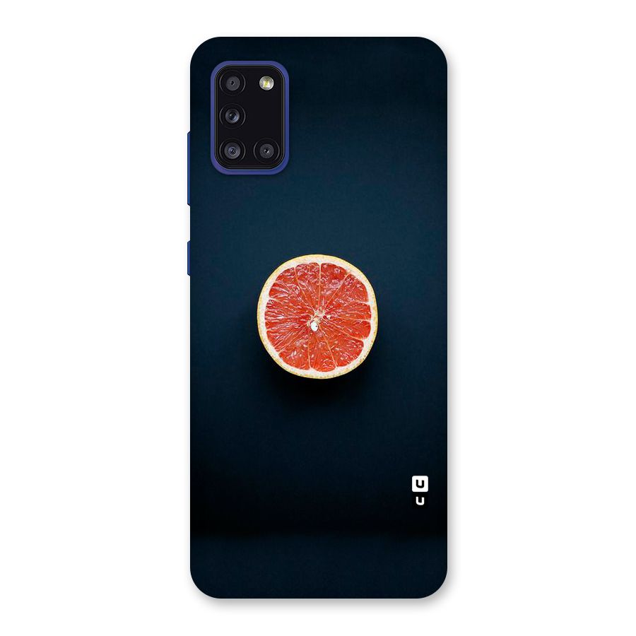 Orange Design Back Case for Galaxy A31