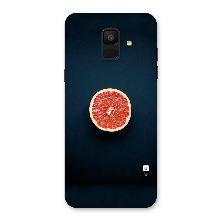 Orange Design Back Case for Galaxy A6 (2018)