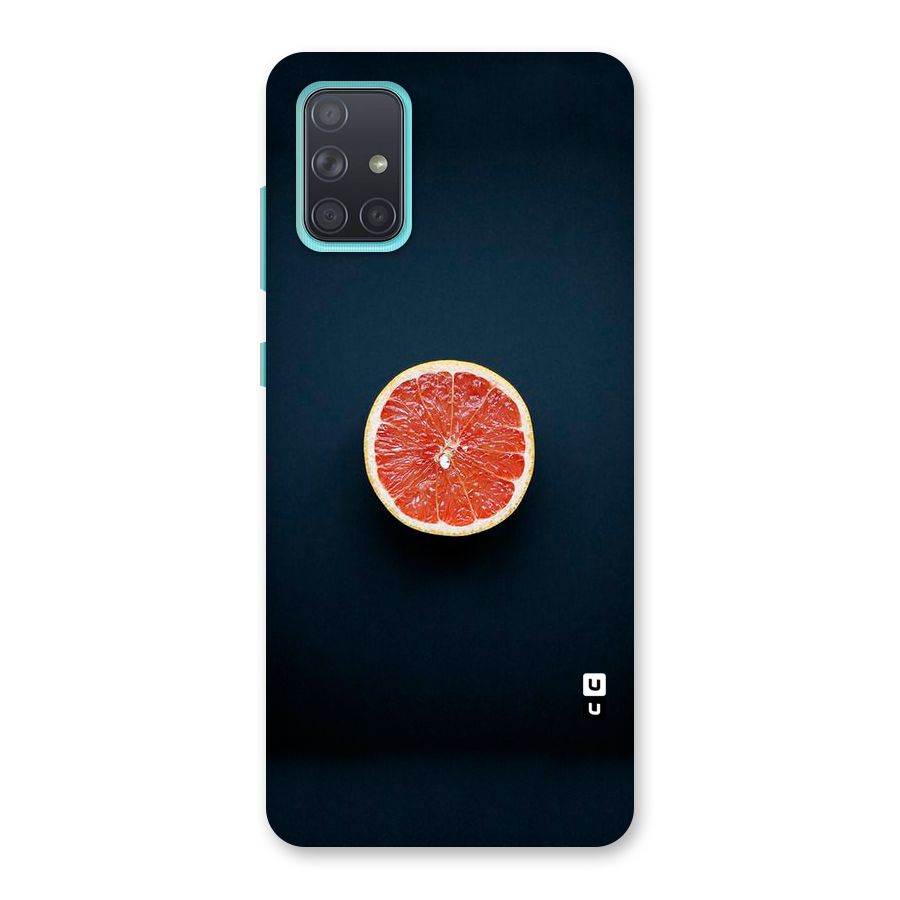 Orange Design Back Case for Galaxy A71