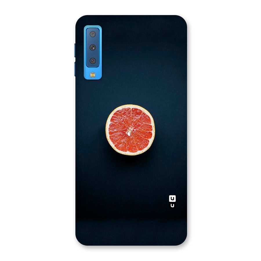 Orange Design Back Case for Galaxy A7 (2018)