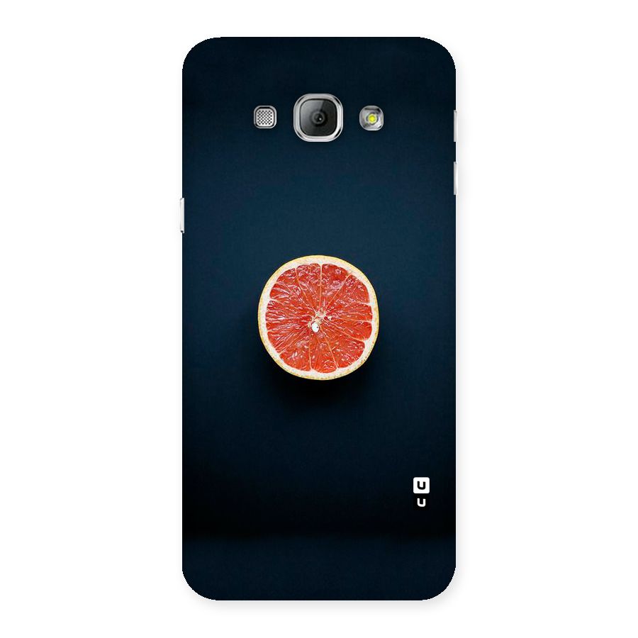 Orange Design Back Case for Galaxy A8