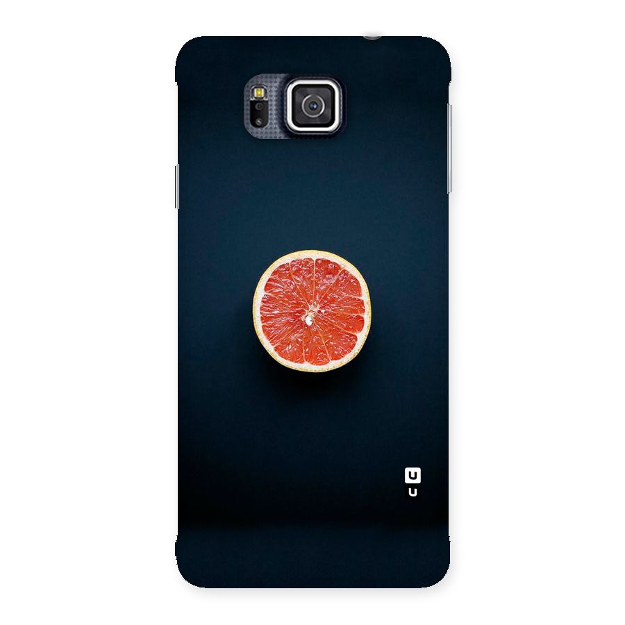 Orange Design Back Case for Galaxy Alpha