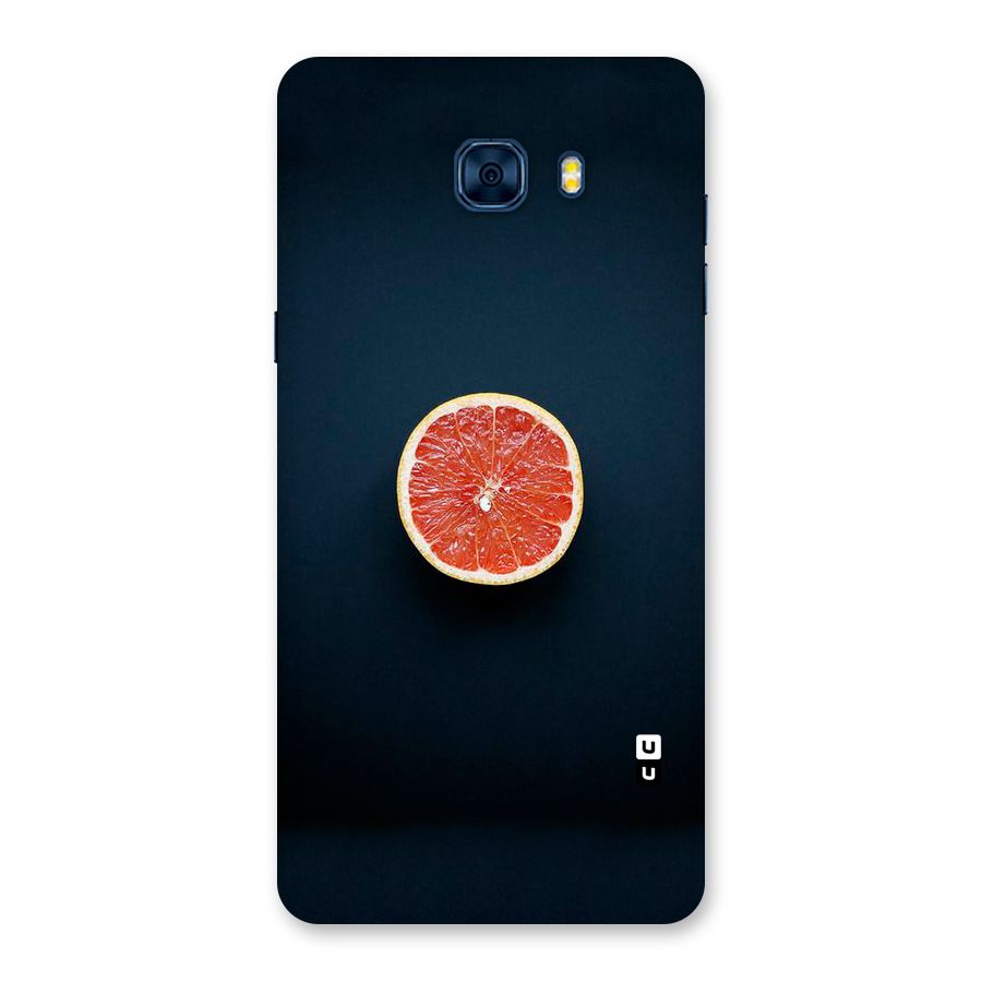 Orange Design Back Case for Galaxy C7 Pro