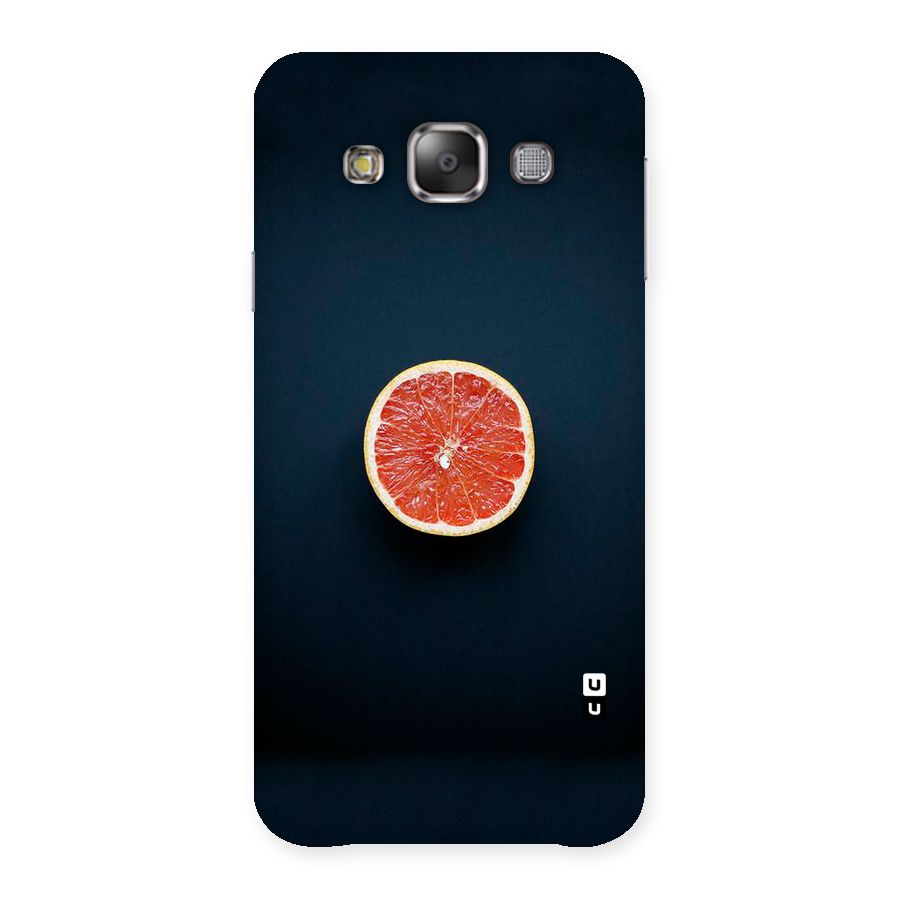 Orange Design Back Case for Galaxy E7
