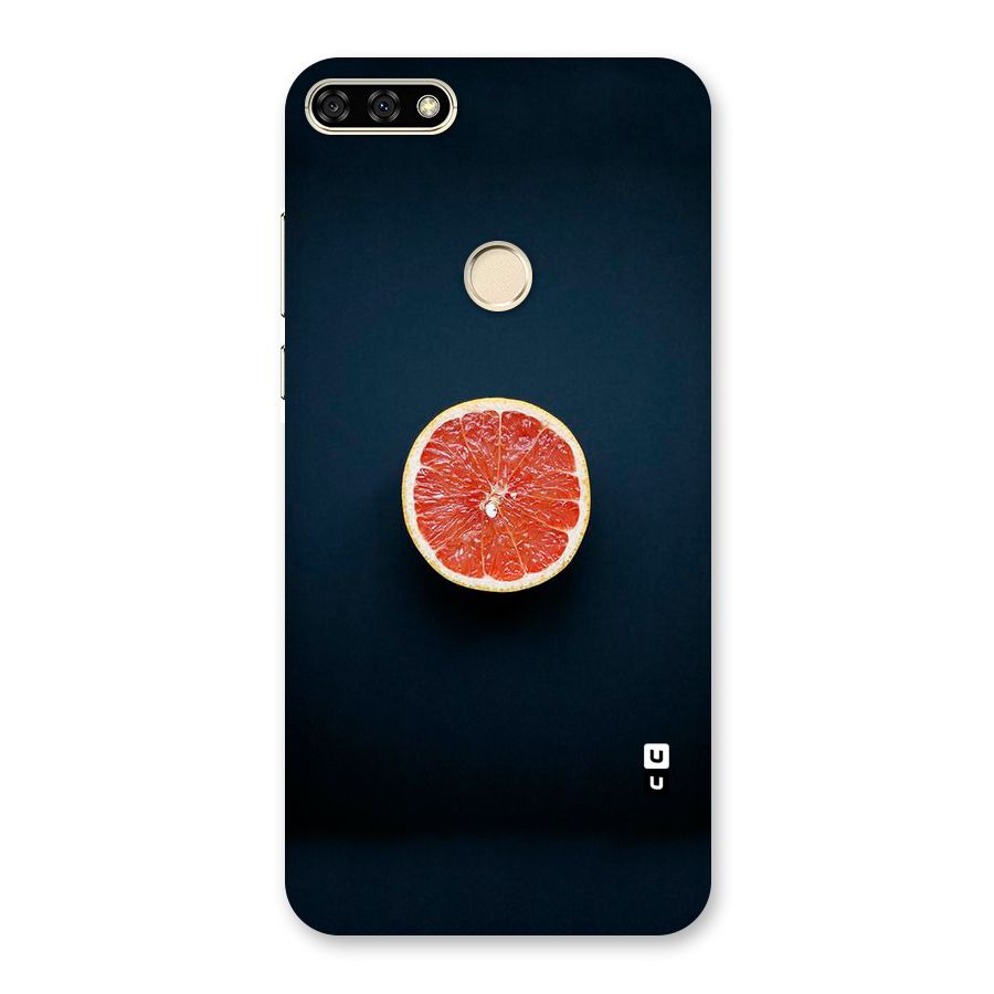 Orange Design Back Case for Honor 7A
