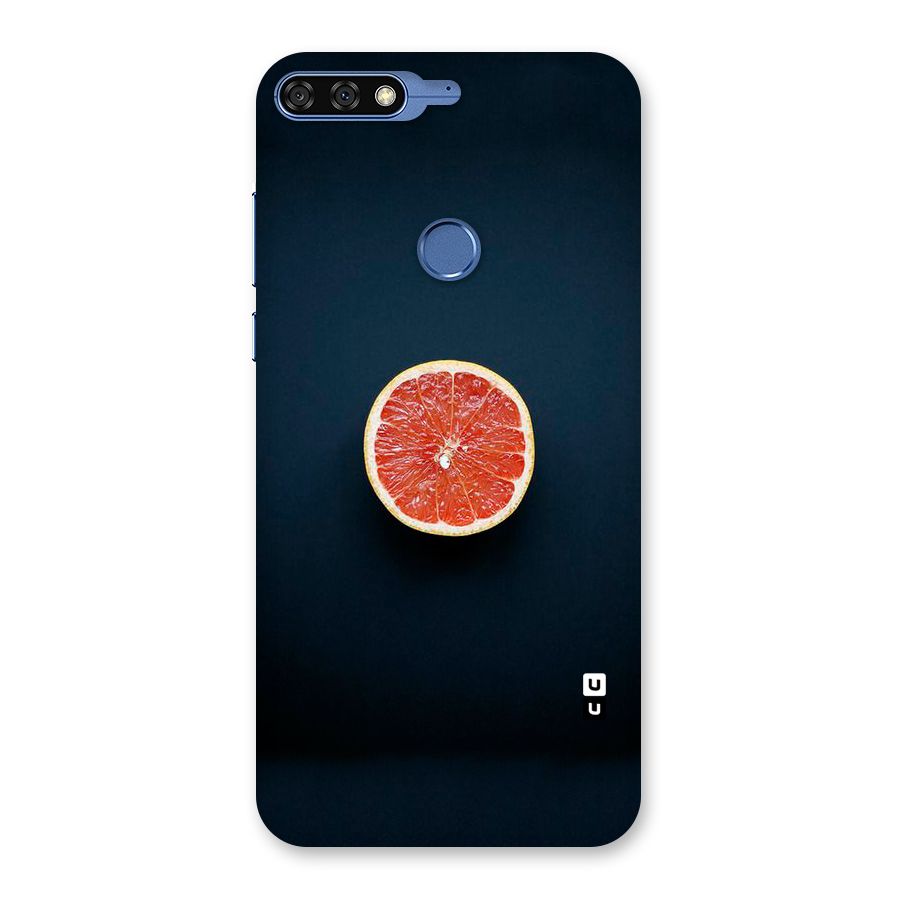 Orange Design Back Case for Honor 7C