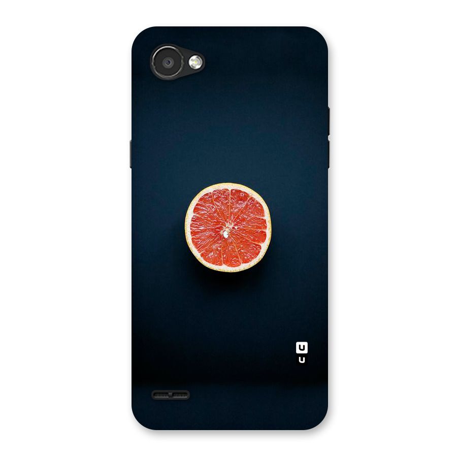 Orange Design Back Case for LG Q6