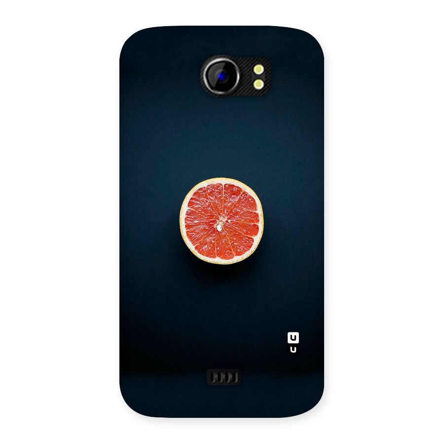 Orange Design Back Case for Micromax Canvas 2 A110