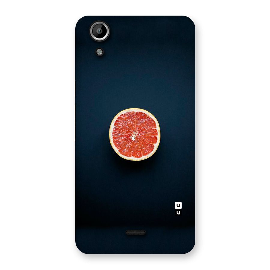 Orange Design Back Case for Micromax Canvas Selfie Lens Q345