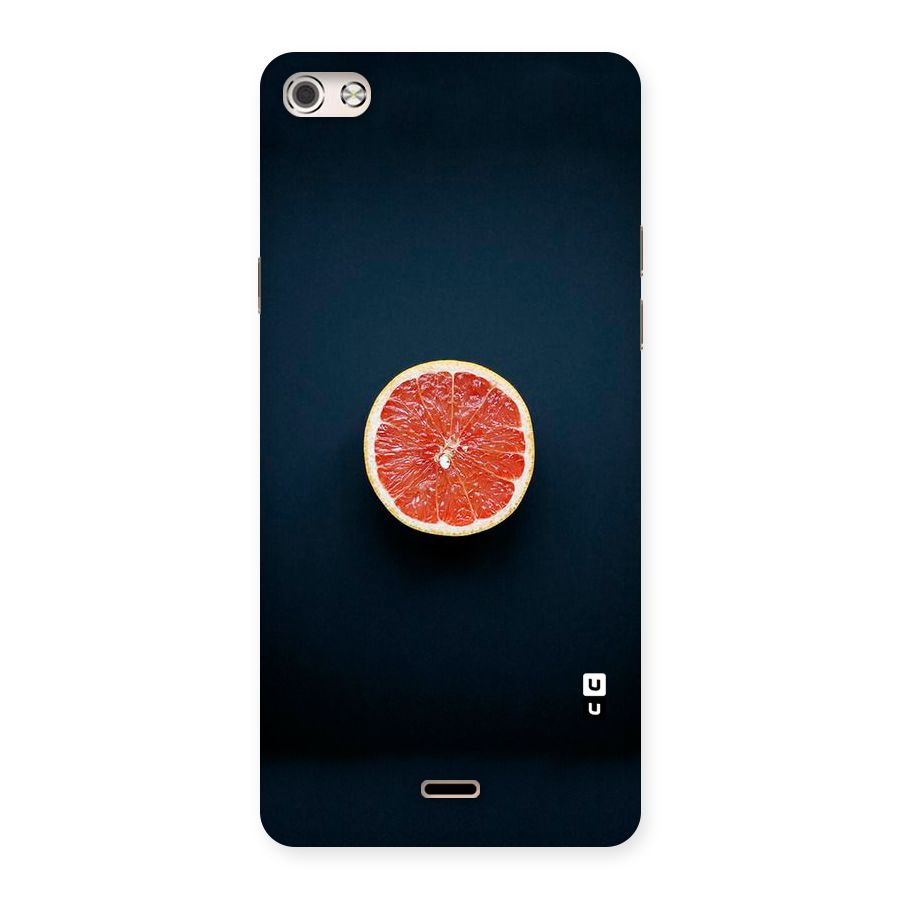 Orange Design Back Case for Micromax Canvas Silver 5