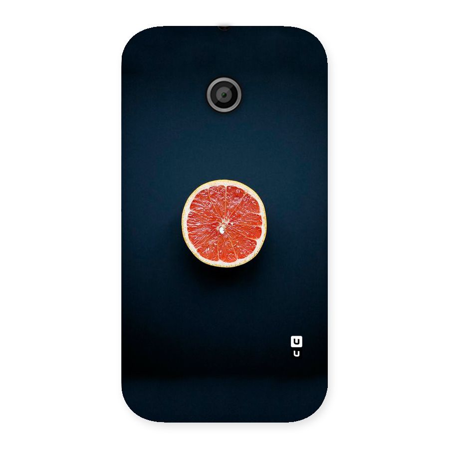 Orange Design Back Case for Moto E