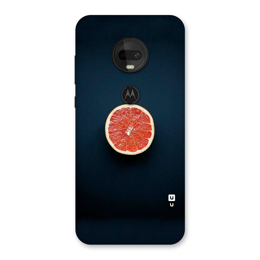 Orange Design Back Case for Moto G7