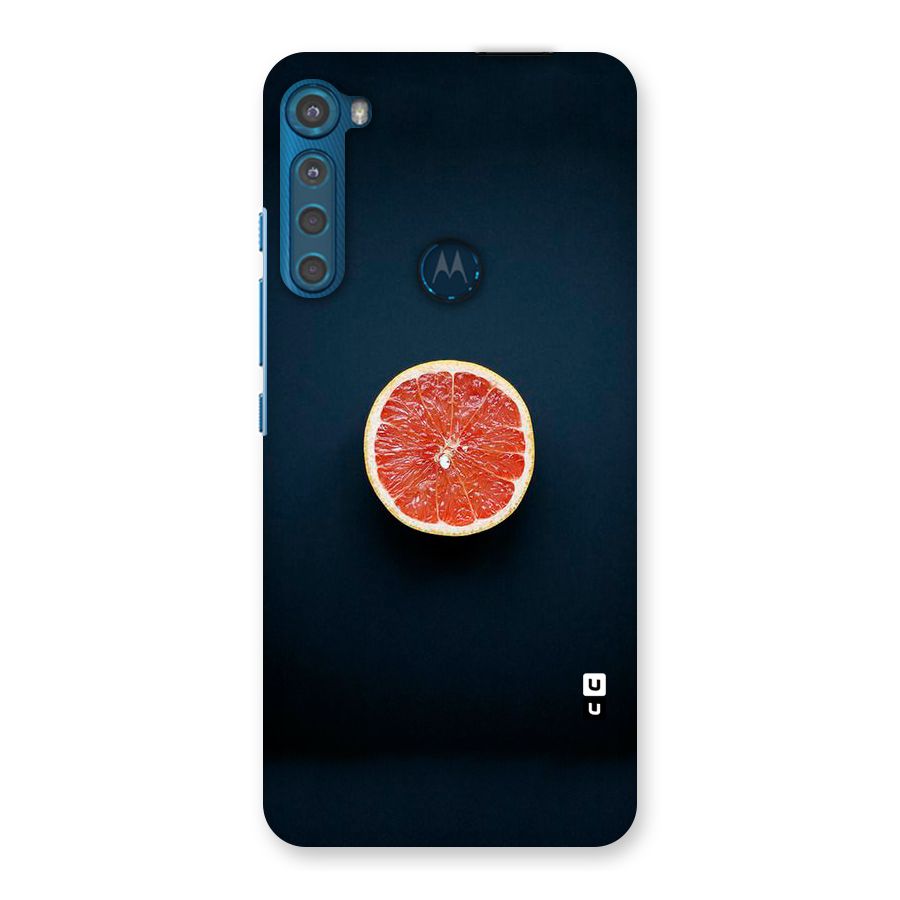 Orange Design Back Case for Motorola One Fusion Plus