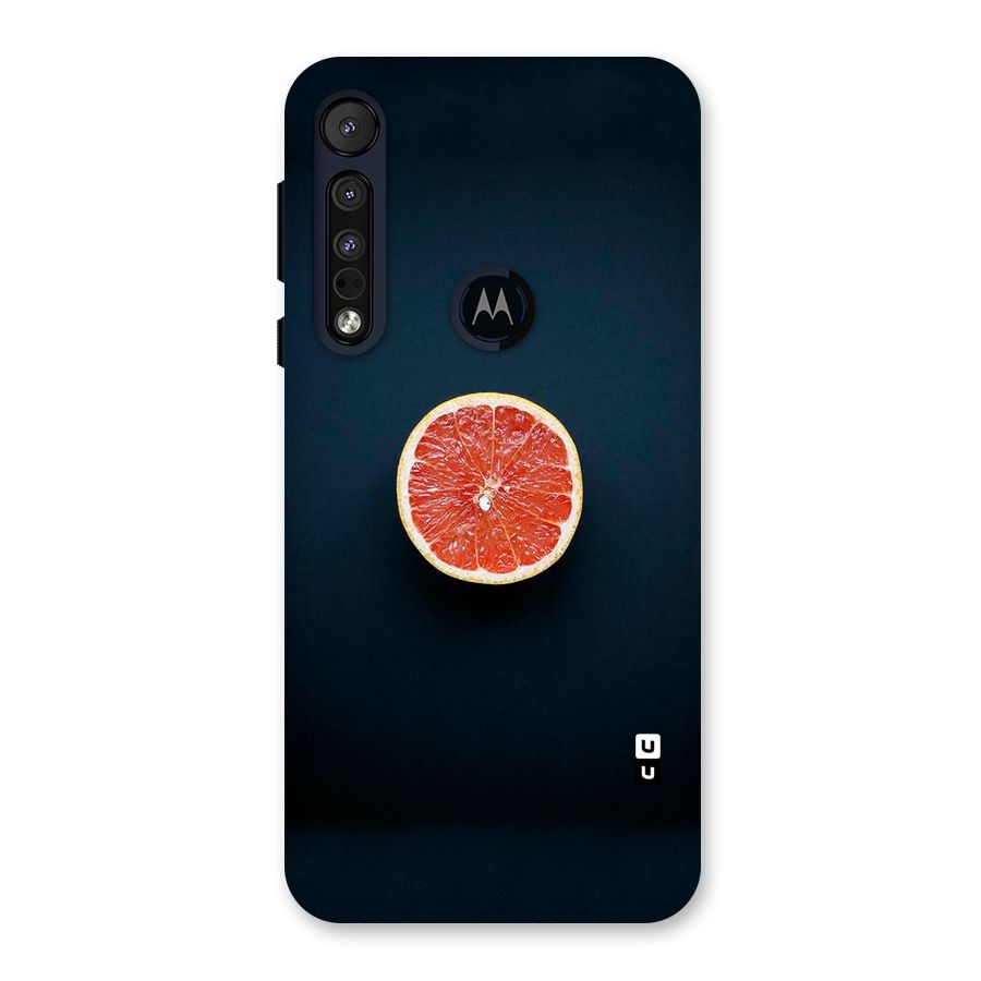 Orange Design Back Case for Motorola One Macro