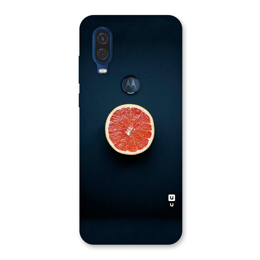 Orange Design Back Case for Motorola One Vision