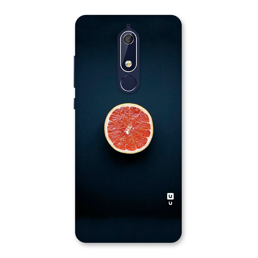 Orange Design Back Case for Nokia 5.1