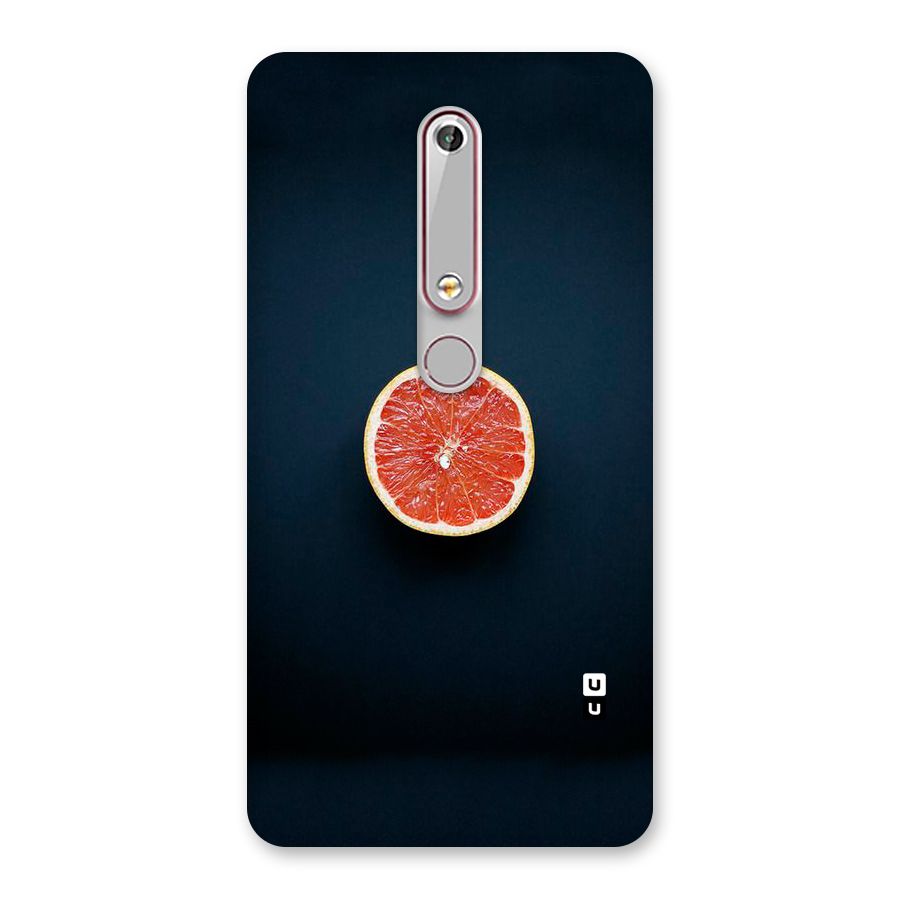 Orange Design Back Case for Nokia 6.1