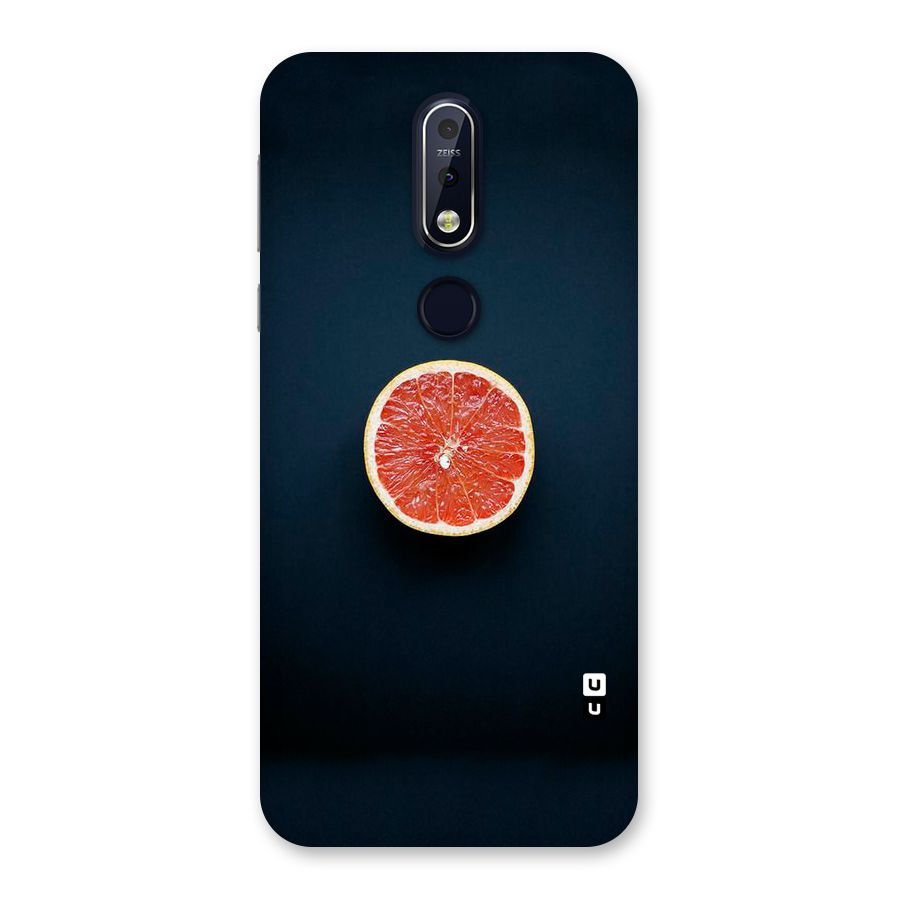 Orange Design Back Case for Nokia 7.1