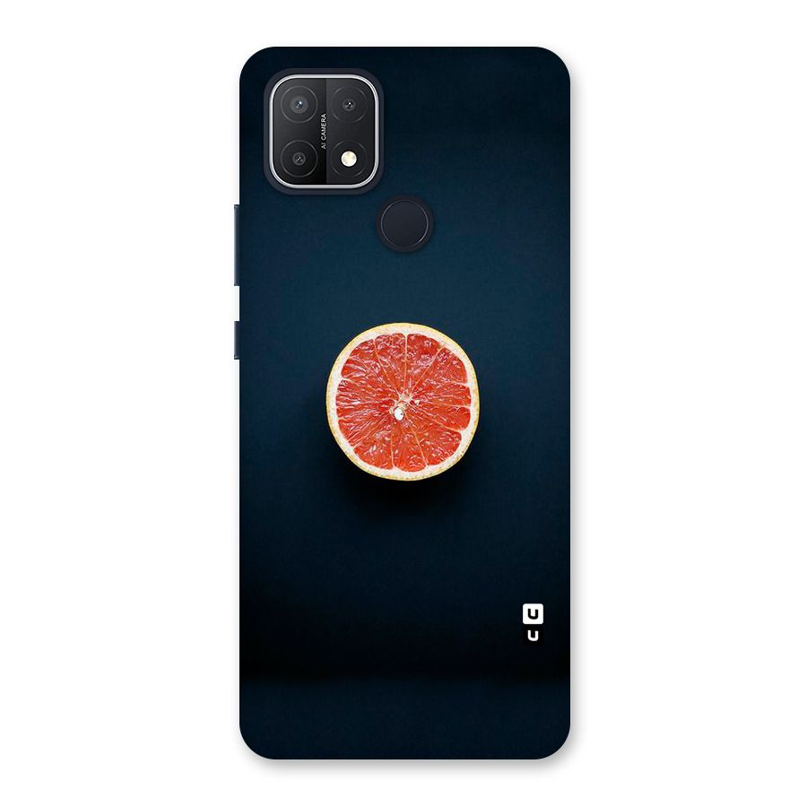 Orange Design Back Case for Oppo A15