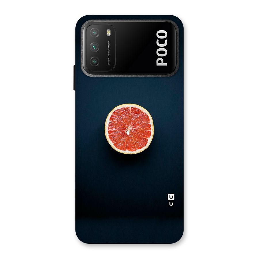 Orange Design Back Case for Poco M3