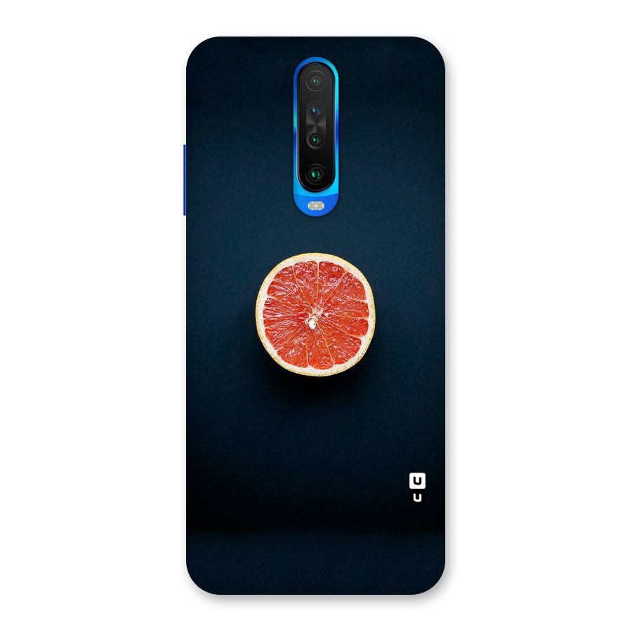 Orange Design Back Case for Poco X2