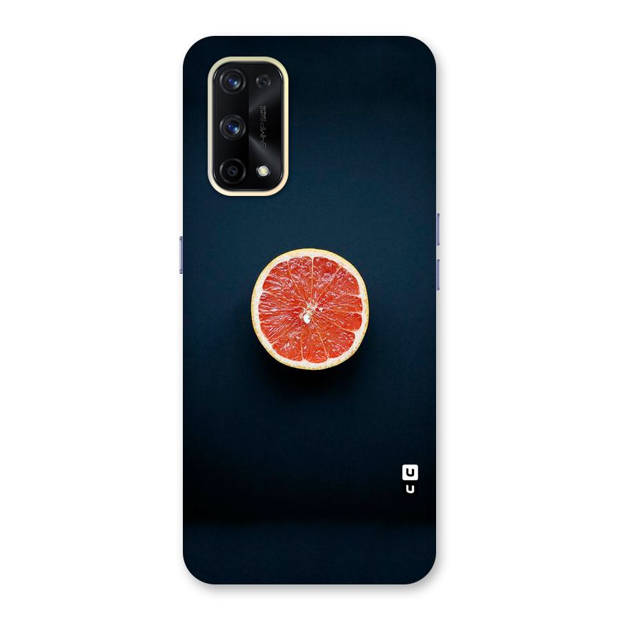 Orange Design Glass Back Case for Realme X7 Pro