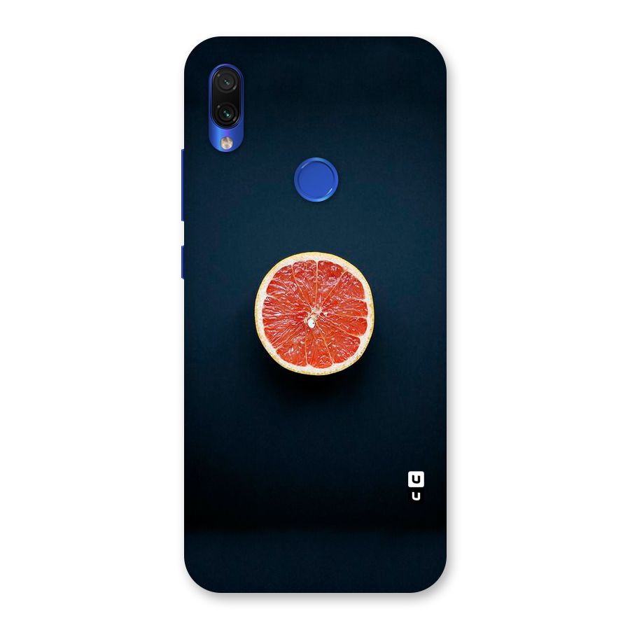 Orange Design Back Case for Redmi Note 7S