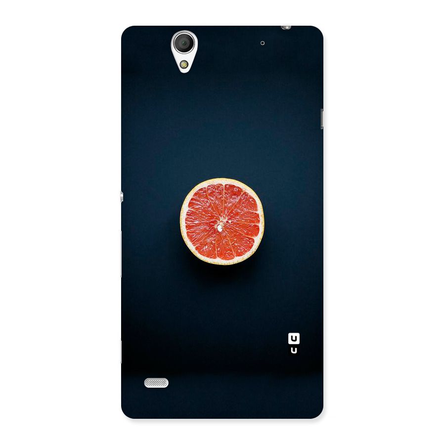 Orange Design Back Case for Sony Xperia C4