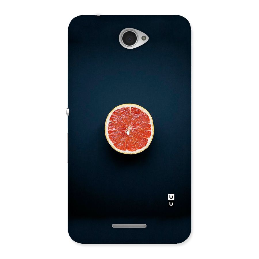 Orange Design Back Case for Sony Xperia E4