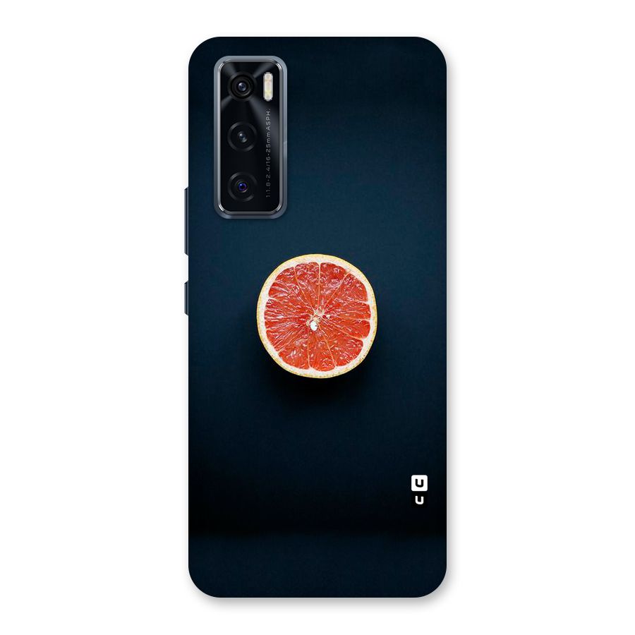 Orange Design Back Case for Vivo V20 SE