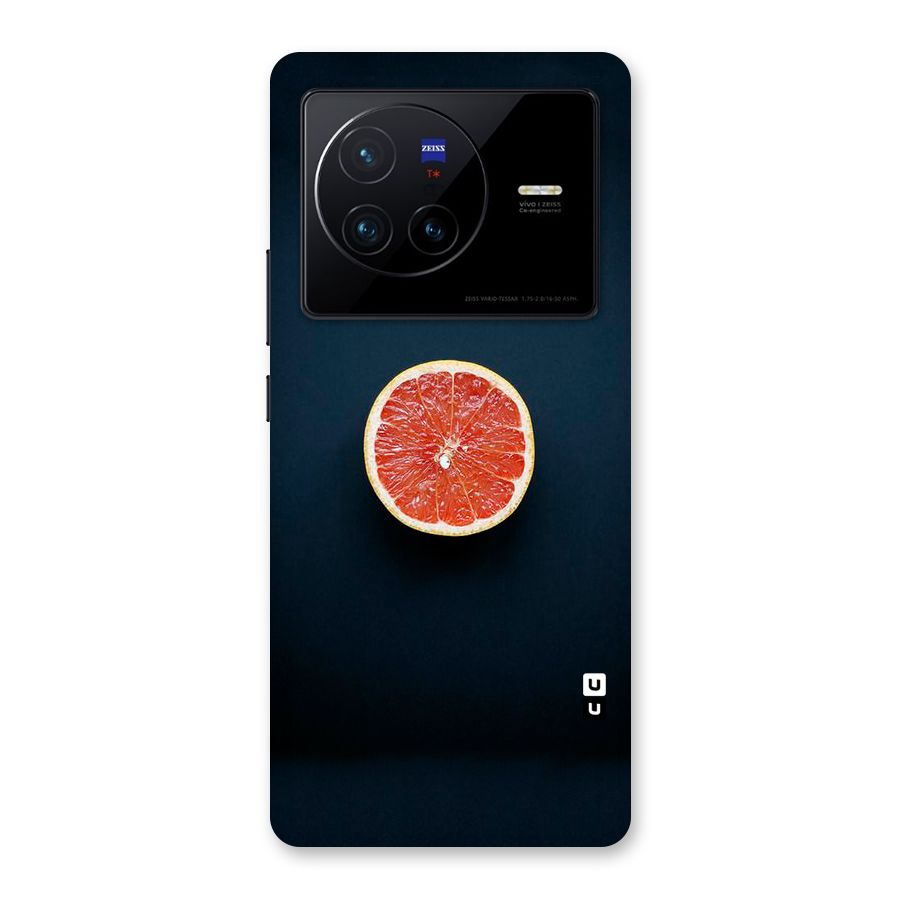 Orange Design Back Case for Vivo X80