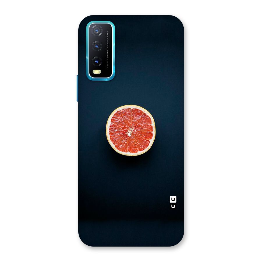 Orange Design Back Case for Vivo Y20G