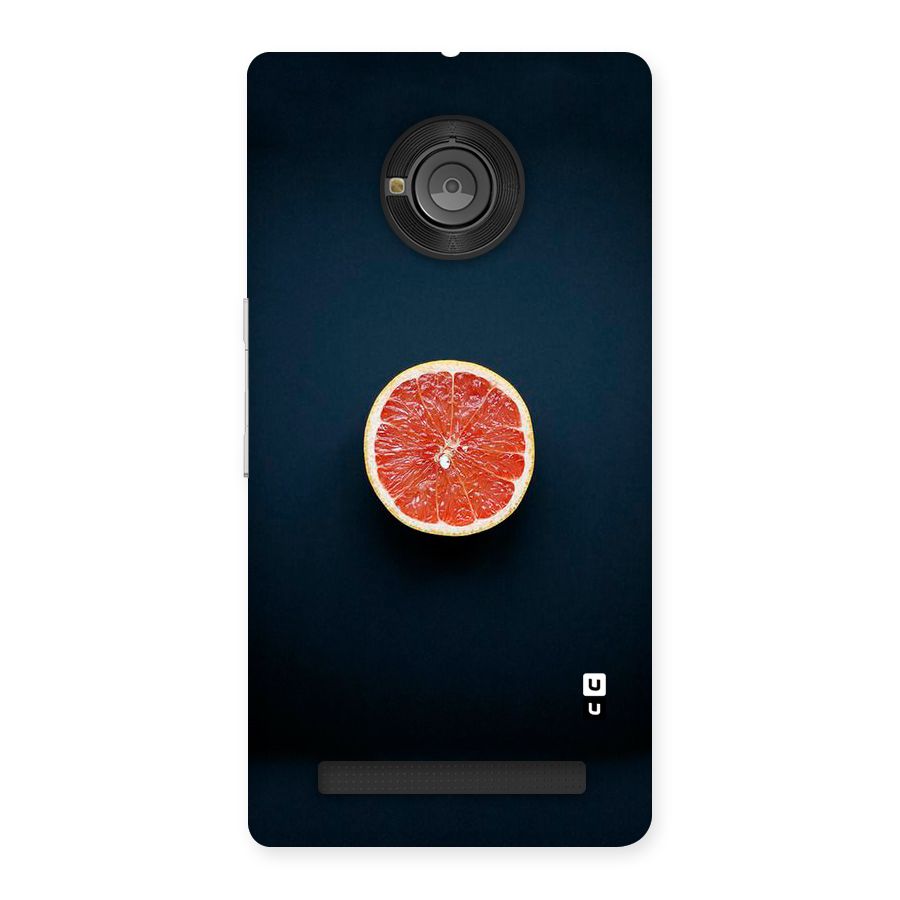 Orange Design Back Case for Yu Yuphoria