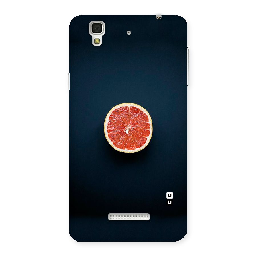 Orange Design Back Case for Yu Yureka