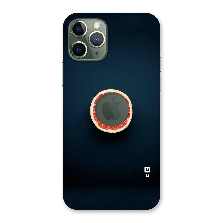 Orange Design Back Case for iPhone 11 Pro Logo  Cut