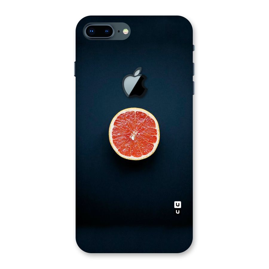 Orange Design Back Case for iPhone 7 Plus Apple Cut