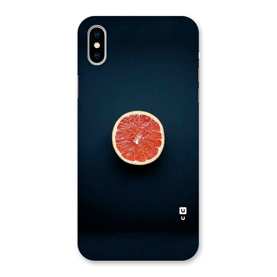 Orange Design Back Case for iPhone XS