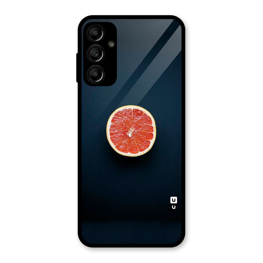 Orange Design Glass Back Case for Galaxy A14 5G