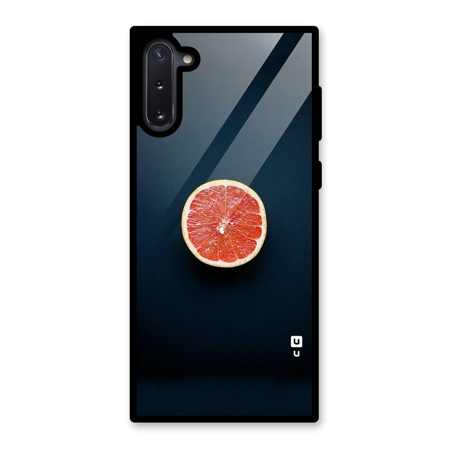 Orange Design Glass Back Case for Galaxy Note 10