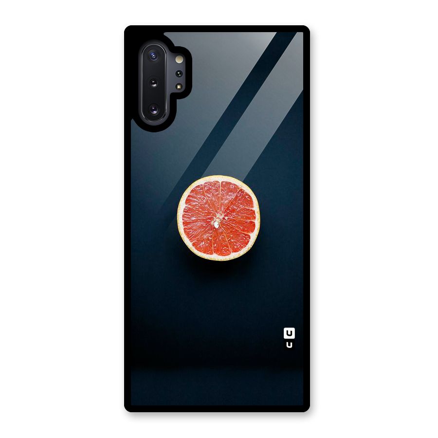 Orange Design Glass Back Case for Galaxy Note 10 Plus