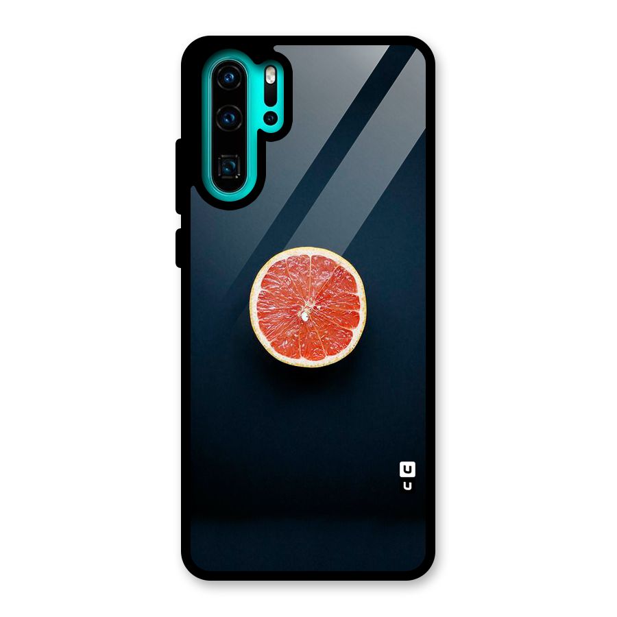 Orange Design Glass Back Case for Huawei P30 Pro