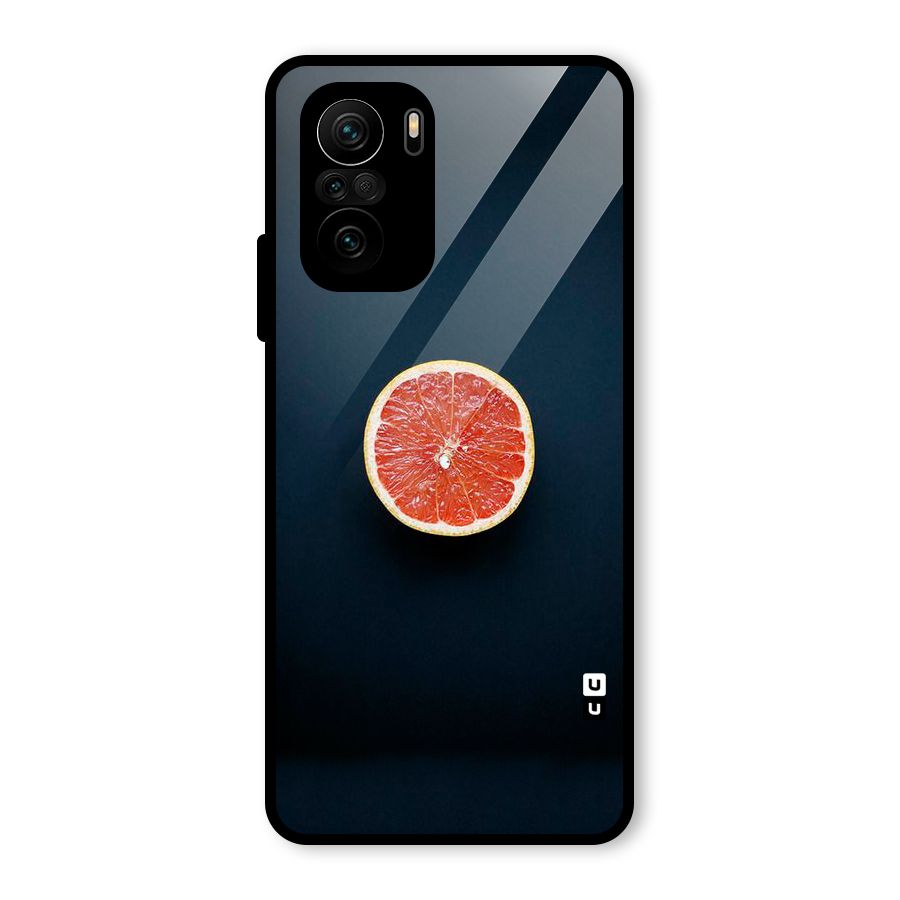 Orange Design Glass Back Case for Mi 11X Pro